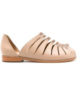 Sarah Chofakian Sandali Faustine Con Dettaglio Cut-Out - Rosa