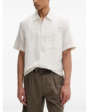 Marc O' Polo Chemise À Rayures Verticales - White