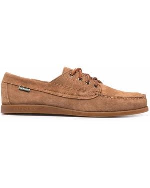 Sebago Lace-Up Boat Shoes - Brown