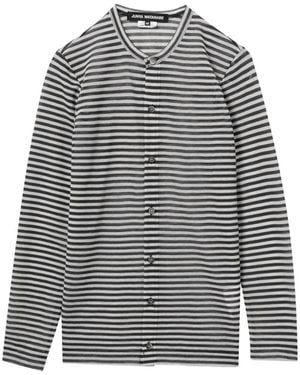 Junya Watanabe Striped Cardigan - Grey