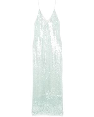 forte_forte Sequin-Embellished Maxi Dress - White