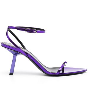 Saint Laurent Sandali Kitty 75Mm - Viola