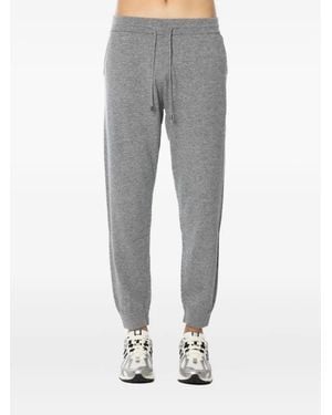 MC2 Saint Barth Trafalgar Knitted Track Trousers - Grey