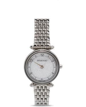 Swarovski Crystalline Wonder Round Watch - White