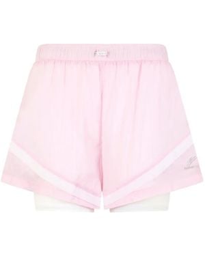 Philipp Plein Elasticated-Waist Shorts - Pink