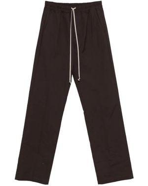 Rick Owens Drawstring-Cuffed Pants - Gray