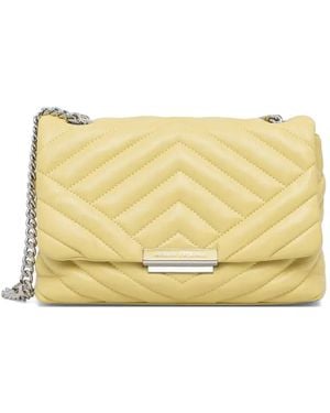 ARMANI EXCHANGE Quilted Shoulder Bag - Yellow