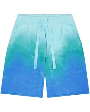 Laneus Tie-Dye Shorts - Blue