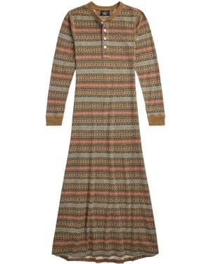 RRL Henley Maxi Dress - Natural
