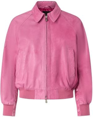 Pinko Leather Jacket - Pink