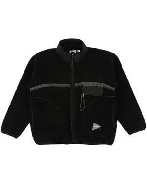 Gramicci X And Wander Jq Tape Fleece Jacket - Black