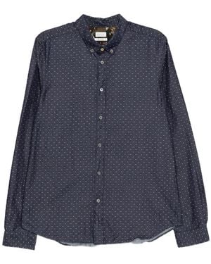 Paul Smith Dotted Cotton Shirt - Blue