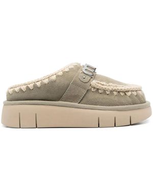 Mou Bounce Clog Slippers - Grey
