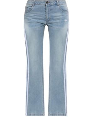 adidas Vaqueros con rayas laterales - Azul