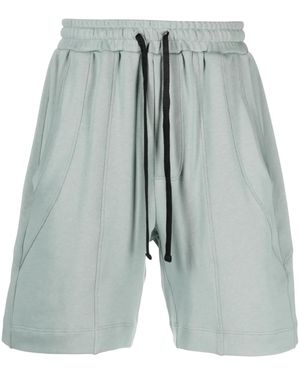 Styland X Notrainproof Drawstring Organic Cotton Shorts - Blue