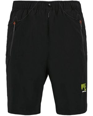 Karpos Logo-Print Shorts - Black