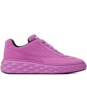 Jimmy Choo Diamond Maxi Retro Trainers - Purple