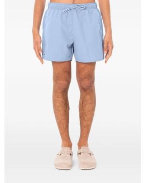 Lacoste Zwembroek Met Trekkoord - Blauw