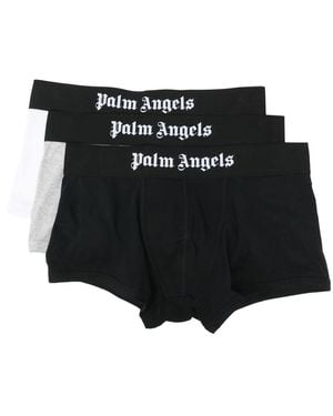Palm Angels 3 Boxer Set With Logo - Black