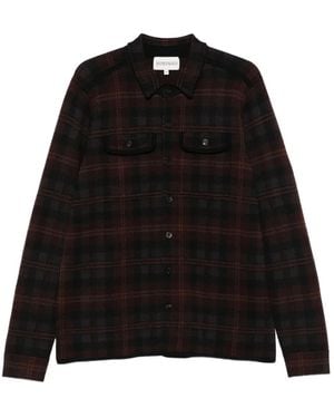 Eric Bompard チェック シャツ - ブラック