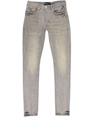 Purple Brand Ausgeblichene "Grey" Straight-Leg-Jeans - Grau