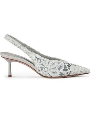 Le Silla Clivage Slingback-Pumps - Weiß