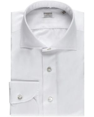 Borriello Spaccanapoli Spread-Collar Shirt - White