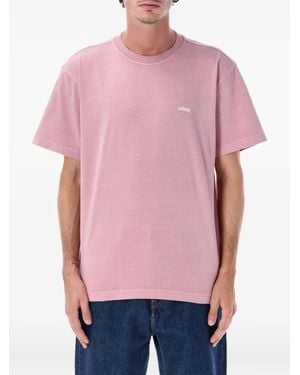 Obey Logo T-Shirt - Pink