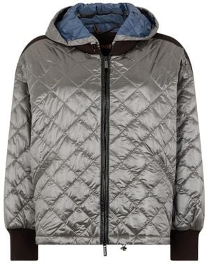 Moorer Jamila Quilted Jacket - Grey