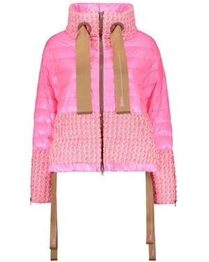 Herno High-Neck Zip-Fastening Jacket - Pink