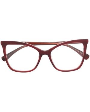 Max Mara Eyewear Cat-Eye Frame Glasses - Brown