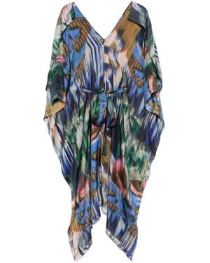 Henrik Vibskov Belted Midi Dress - Blue