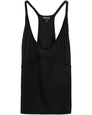 Giorgio Armani Racerback Top - Black