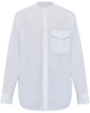 Jil Sander フラップポケット シャツ - ホワイト