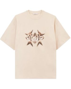 Gcds Studded Logo-Detail T-Shirt - White