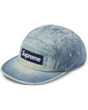Supreme Twill-Baseballkappe - Blau