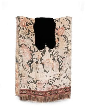 Pierre Louis Mascia Graphic-Print Fringed Scarf - Multicolour
