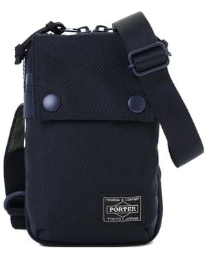 Porter-Yoshida and Co Flap Shoulder Bag - Blue