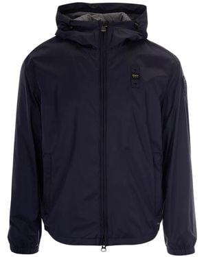 Blauer Zip-Up Lightweight Jacket - Blue
