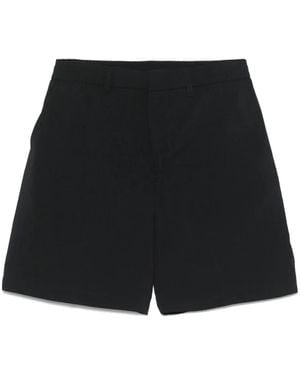 Emporio Armani シアサッカーショートパンツ - ブラック