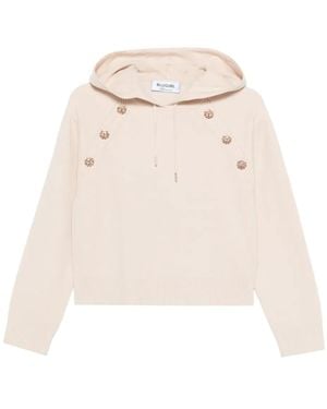 Blugirl Blumarine ボタンディテール パーカー - ナチュラル