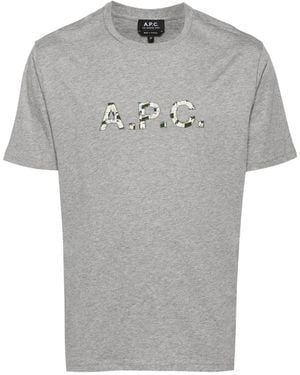 A.P.C. T-shirts And Polos - Grey