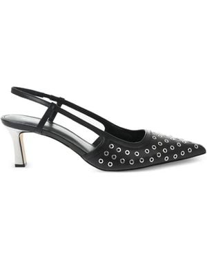 Michael Kors Alora Slingback Pumps - White