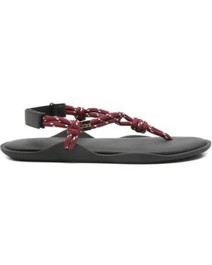 FLOWZE Sandalias Planas Con Tira De Cuerda - Blanco