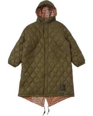 Universal Works X Taion Reversible Hooded Parka - Green