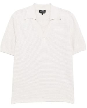A.P.C. V-Neck T-Shirt - White