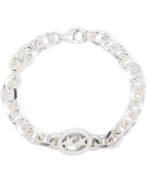Twojeys Bracciale A Maglia Barbazzale - Bianco