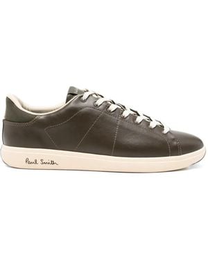 Paul Smith Chip Leather Trainers - Green