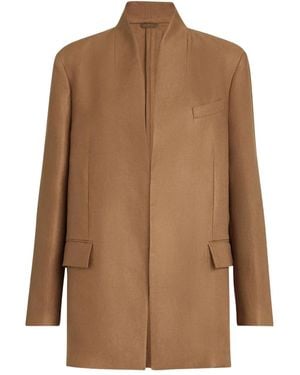 Brunello Cucinelli Linen Blazer - Brown