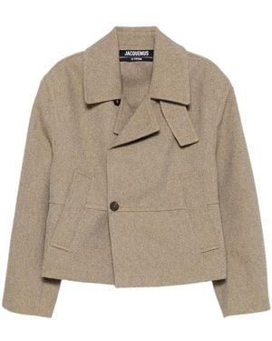 Jacquemus Jack Met Knoopsluiting - Naturel